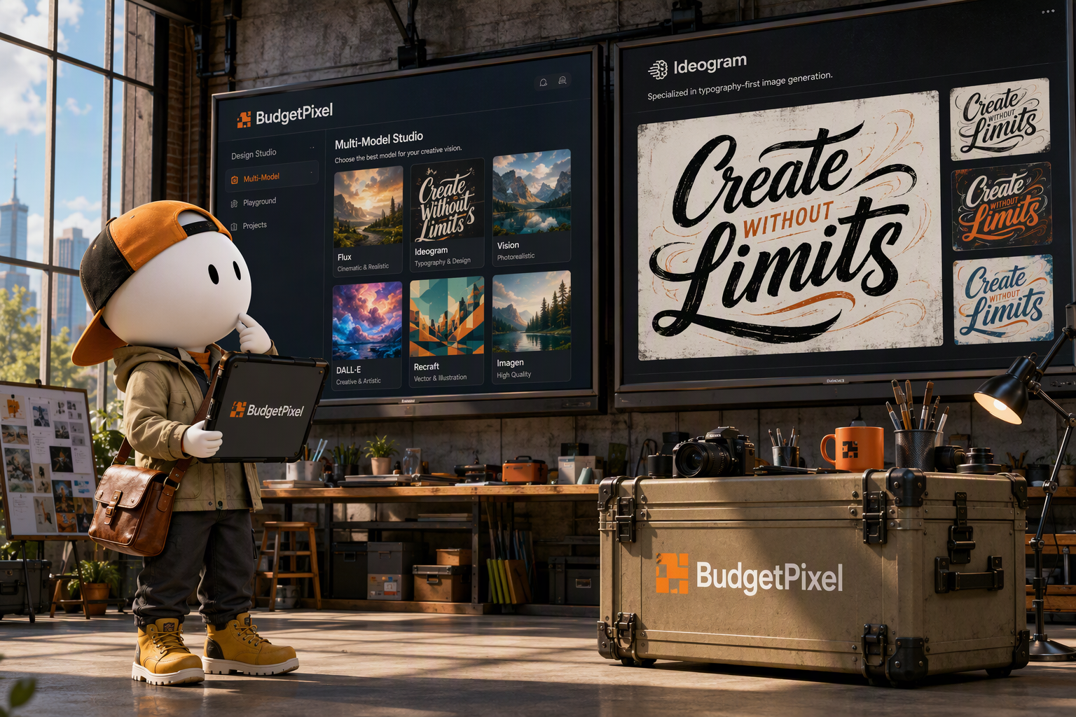 BudgetPixel vs Ideogram: Typography, Design Studio, and Model Selection